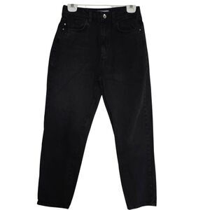 Zara Women's Size 6 Black Denim Relaxed Jeans